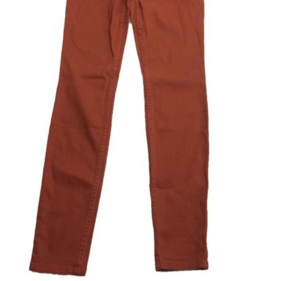 Level 99 Denim - Level 99 Janice Ultra Skinny Burnt Orange Jeans